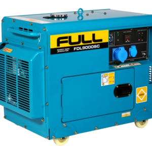 Дизелов генератор за ток 6.30 kW (8.50 kVA) FDL 9000SC с AVR и електрически стартер – (Обезшумен) – Монофазен