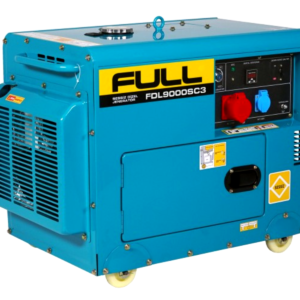 Дизелов генератор за ток 6.30 kW (8.50 kVA) FDL 9000SC3 с AVR и електрически стартер – (Обезшумен) – Трифазен