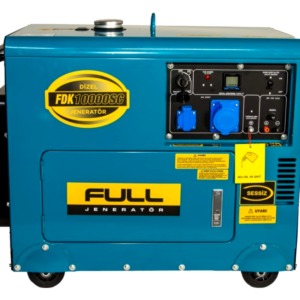 Дизелов генератор за ток 7.50 kW (9.40 kVA) FDK 10000SC с AVR и електрически стартер – (Обезшумен) – Монофазен