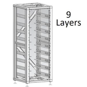 Rack шкаф за 8 батерии DEYE BOS-G