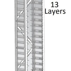Rack шкаф за 12 батерии DEYE BOS-G