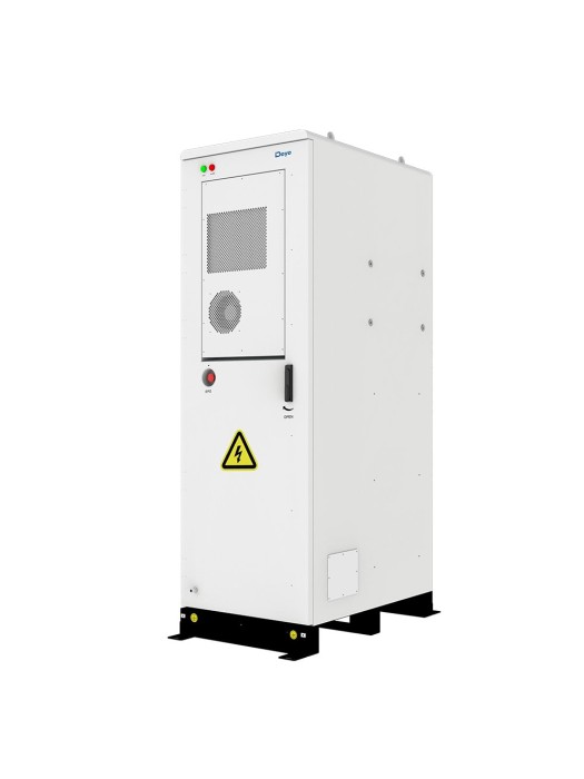 Високоволтова батерийна система Deye GE-F60 61.44 kWh LiFePO4 без инвертор, IP55 и аерозолно пожарогасене