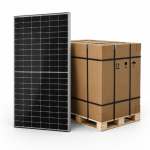 36 бр. Монокристален фотоволтаичен панел DAH Solar 590W DHN-72X16-DG Bi-facial N-Type — палетна опаковка