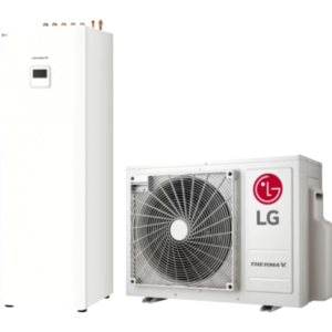 Термопомпа LG Therma V 5 kW – Сплит система R32 (монофазна, нискотемпературна) – С вграден бойлер