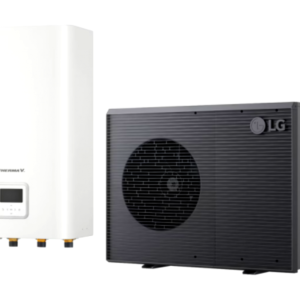 Термопомпа LG Therma V 7 kW – Сплит система R290 (монофазна, високотемпературна) – С вграден бойлер