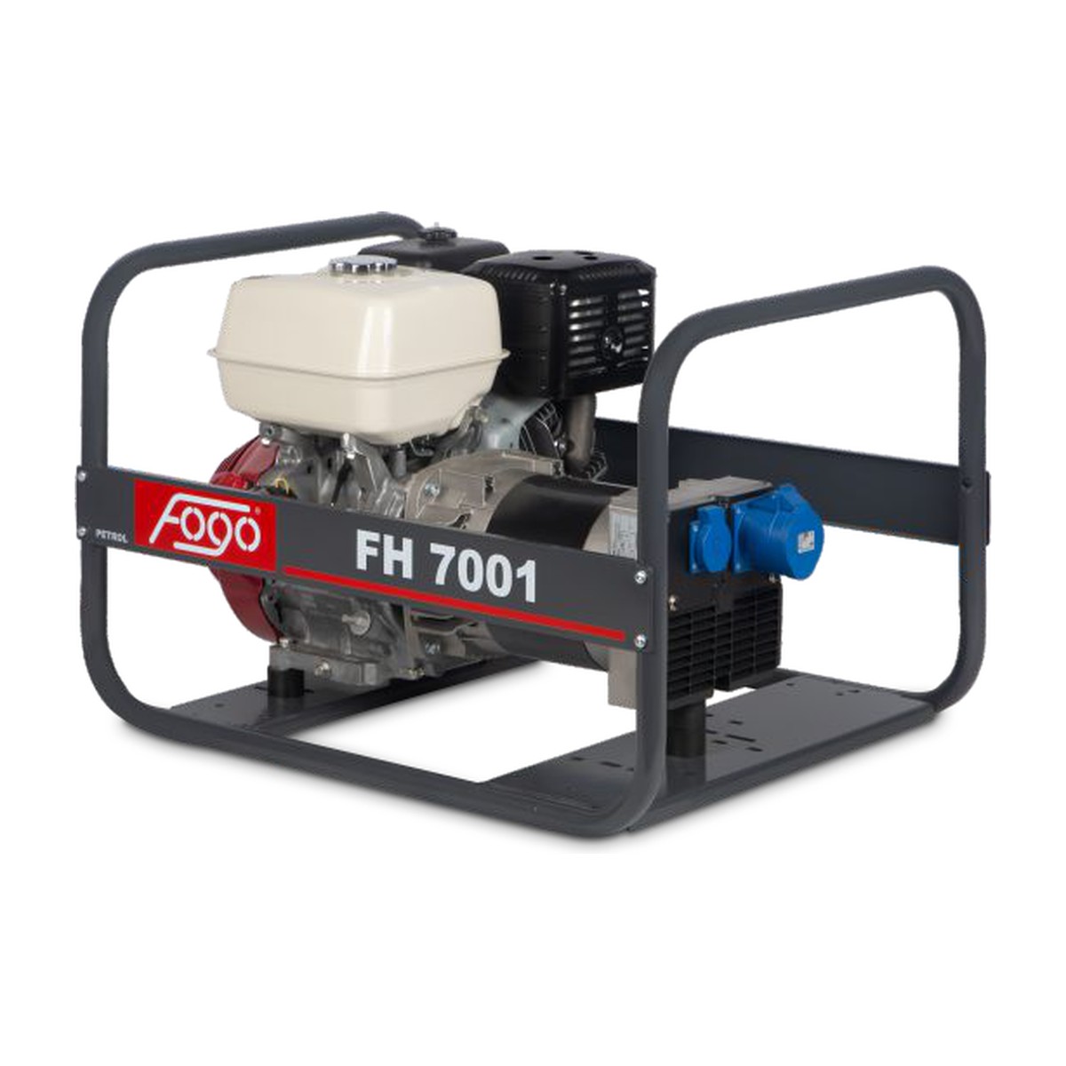 Бензинов генератор FOGO FH7001 — 6.2 kW монофазен, двигател Honda GX390