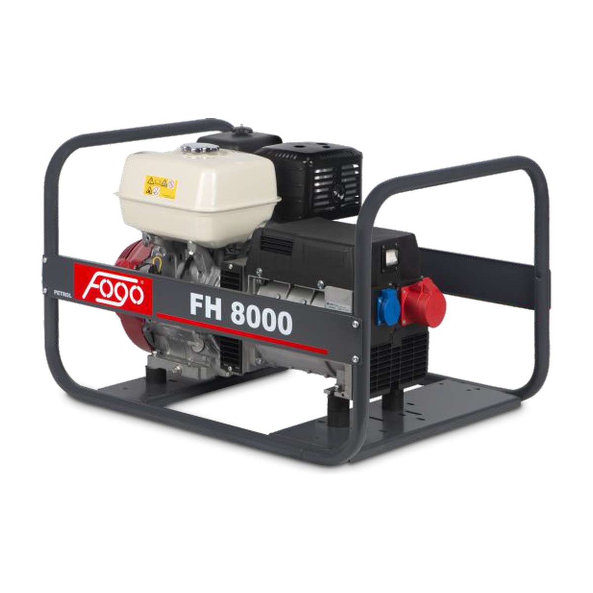 Бензинов генератор FOGO FH8000 — 7.7 kVA трифазен, двигател Honda GX390