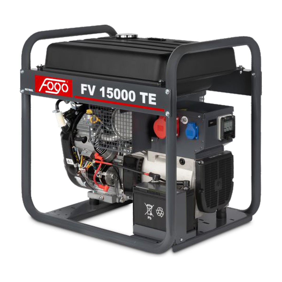 Бензинов генератор FOGO FV15000 — 14.5 kVA трифазен, двигател Vanguard V-twin