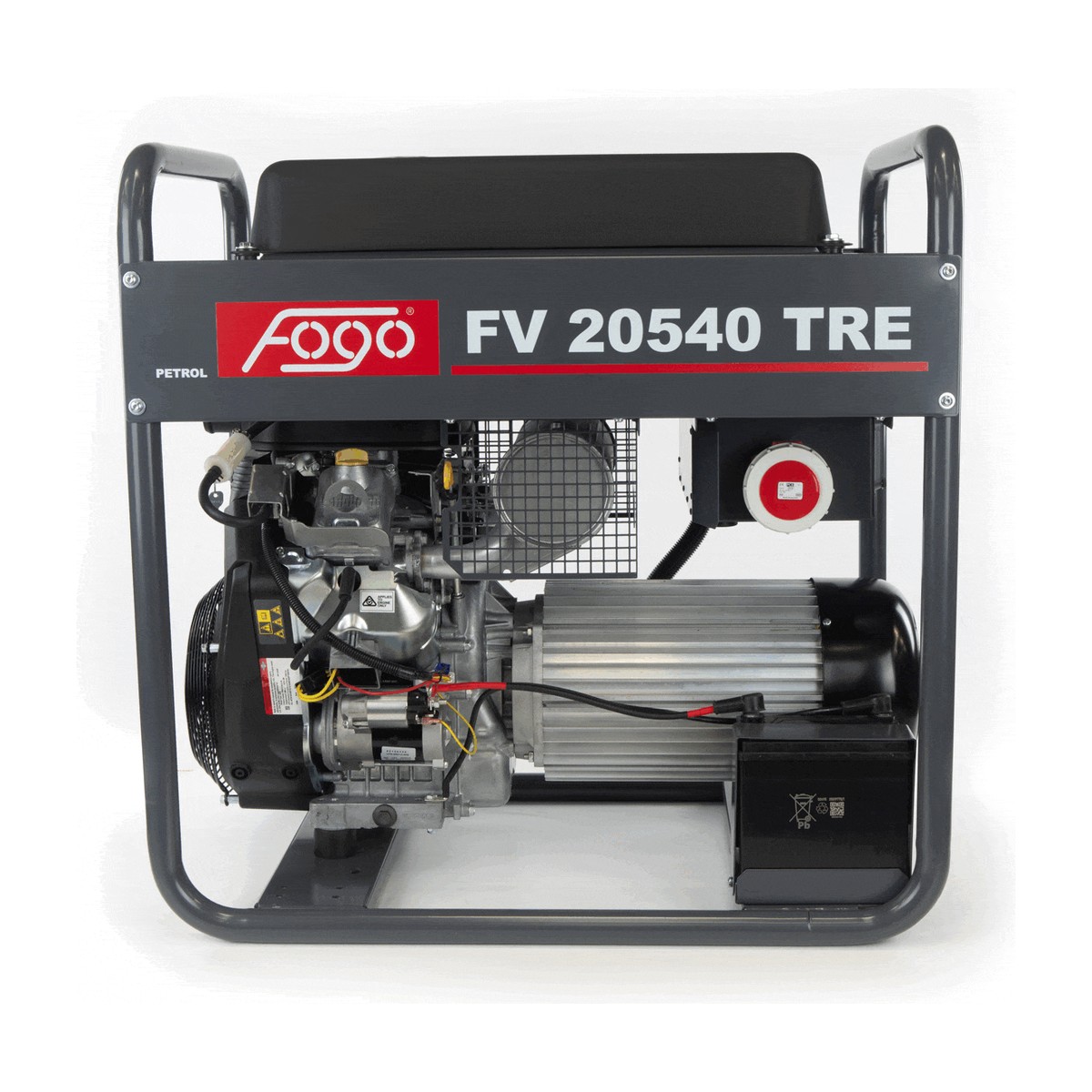 Бензинов генератор FOGO FV20540 — 19.5 kVA трифазен IP54, Vanguard V-twin