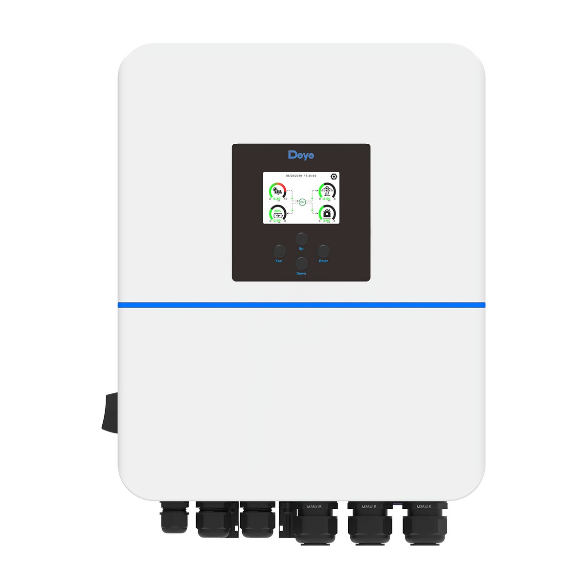 Трифазен хибриден инвертор Deye 10 kW SUN-10K-SG01HP3-EU-DM2 – High Voltage