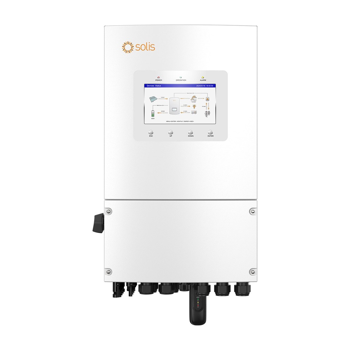 Монофазен хибриден инвертор Solis 3 kW S6-EH1P3K-L-PLUS