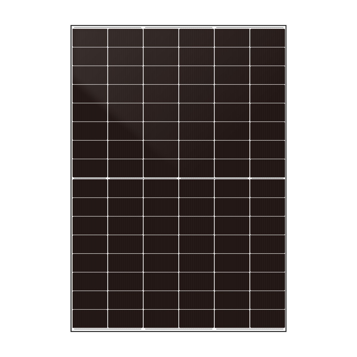 Фотоволтаичен панел DAH Solar 460 W DHN-48Z16/DG(BW), N-Type TOPCon, двулицев (черна рамка)