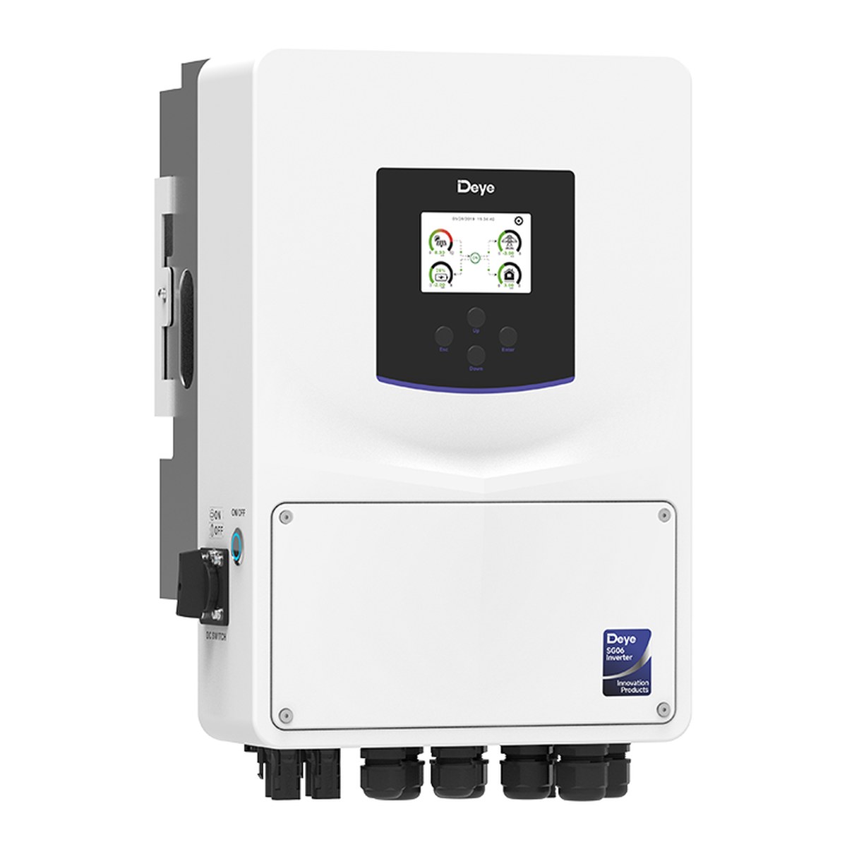 Монофазен хибриден инвертор Deye 5 kW SUN-5K-SG06LP1-EU-CM2 — официална снимка на производителя