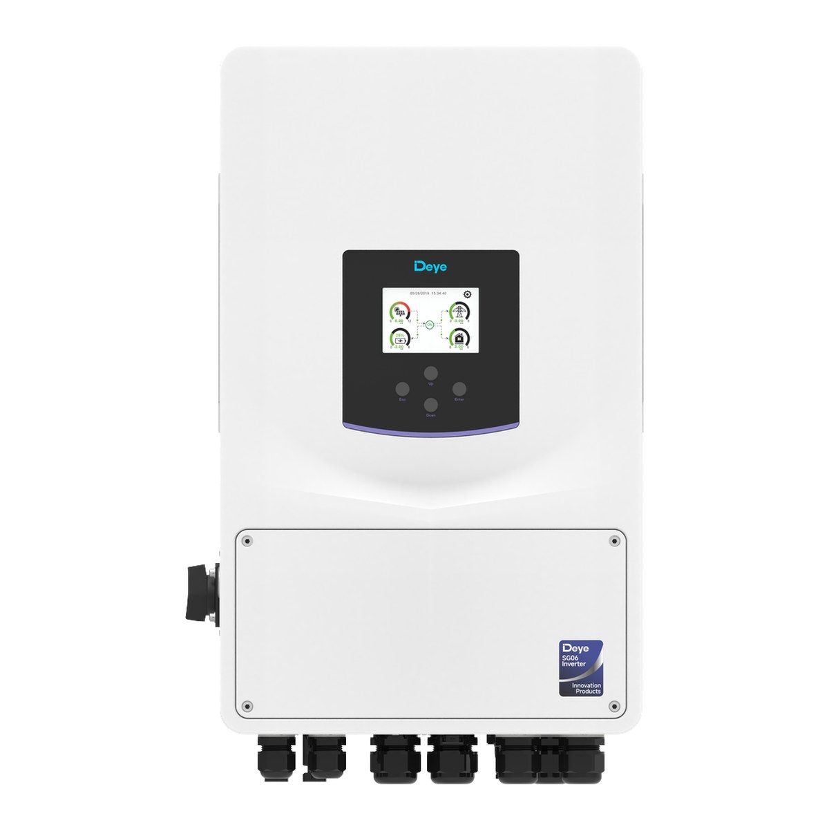 Трифазен хибриден инвертор Deye 8 kW SUN-8K-SG06LP3-EU-CM2 — официална снимка на производителя